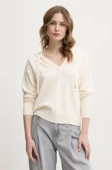 Morgan pulover MBALLON femei, culoarea bej, light, MBALLON imagine