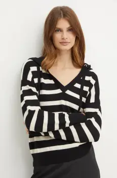 Morgan pulover MBALLON femei, culoarea negru, light, MBALLON imagine