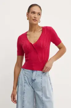 Morgan pulover MCOLOR culoarea roz, MCOLOR imagine