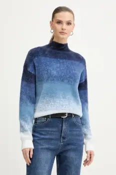 Morgan pulover MDYE culoarea gri, cu turtleneck, MDYE imagine