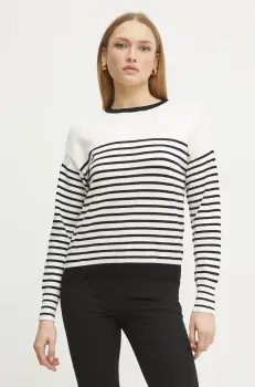 Morgan pulover MELENE femei, culoarea alb, light, MELENE imagine