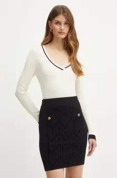 Morgan pulover MGALA femei, culoarea bej, light, MGALA imagine