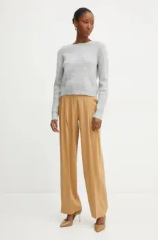 Morgan pulover MINT femei, culoarea gri, MINT imagine