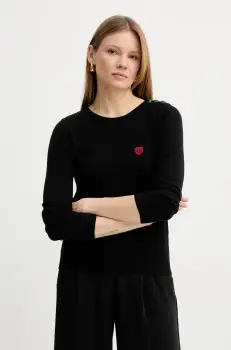 Morgan pulover MKISS culoarea negru, light, MKISS imagine