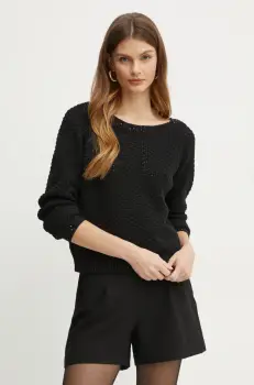 Morgan pulover MOSTRA femei, culoarea negru, MOSTRA imagine