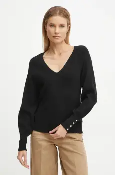 Morgan pulover MPANDA femei, culoarea negru, light, MPANDA imagine