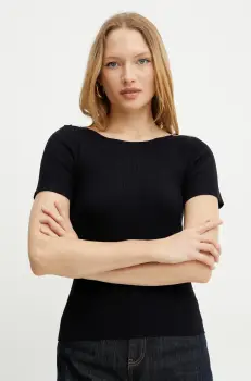 Morgan pulover MPIO femei, culoarea bleumarin, light, MPIO imagine