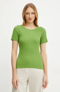 Morgan pulover MPIO femei, culoarea verde, light, MPIO imagine