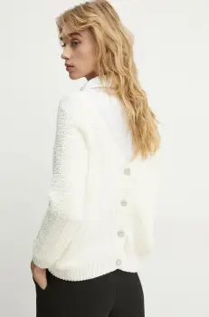 Morgan pulover MREVE femei, culoarea bej, MREVE imagine