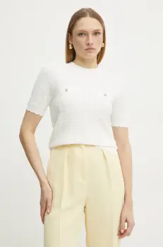 Morgan pulover MSEOUL femei, culoarea bej, light, MSEOUL imagine