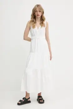 Morgan rochie culoarea alb, maxi, evazati, RASKA imagine