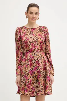 Morgan rochie culoarea maro, mini, evazati, RIZAC.F imagine