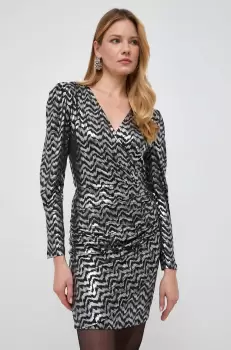 Morgan rochie culoarea negru, mini, drept imagine