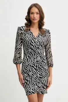 Morgan rochie culoarea negru, mini, drept, RUDDY imagine