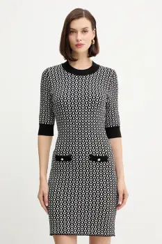 Morgan rochie culoarea negru, mini, evazati, RMSIXTA imagine