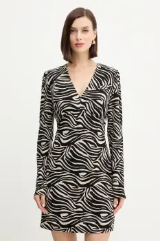 Morgan rochie culoarea negru, mini, mulata, RFARA imagine