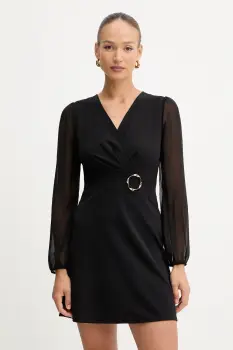 Morgan rochie culoarea negru, RSONIA imagine