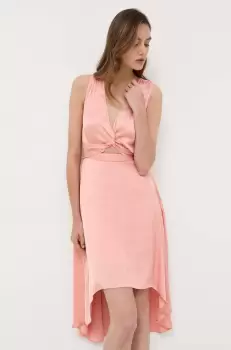 Morgan rochie culoarea portocaliu, mini, evazati imagine