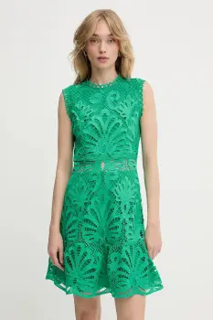 Morgan rochie culoarea turcoaz, mini, evazati, ROSLI imagine