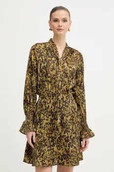 Morgan rochie culoarea verde, mini, evazati, REOLY.F imagine