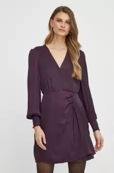 Morgan rochie culoarea violet, mini, evazati imagine