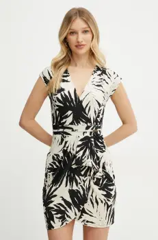 Morgan rochie RAROSA culoarea negru, mini, drept, RAROSA imagine