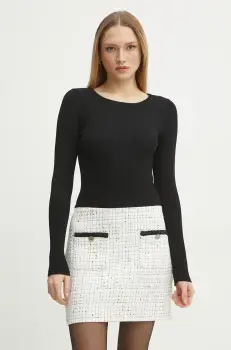 Morgan rochie RBLOCK culoarea alb, mini, mulata, RBLOCK imagine