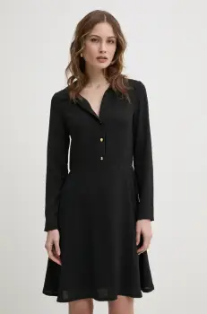 Morgan rochie RBREST culoarea negru, mini, evazati, RBREST imagine