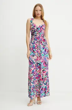 Morgan rochie RCALA culoarea roz, maxi, drept, RCALA imagine