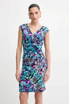 Morgan rochie RCALVAI culoarea verde, mini, mulata, RCALVAI imagine