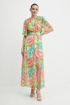 Morgan rochie RCARI.F culoarea verde, maxi, evazati, RCARI.F imagine