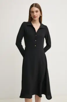 Morgan rochie RDINAR culoarea negru, mini, evazati, RDINAR imagine