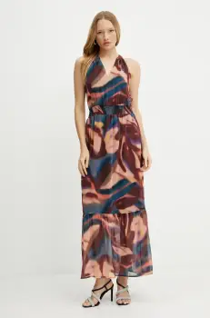 Morgan rochie RDUA culoarea turcoaz, maxi, drept, RDUA imagine