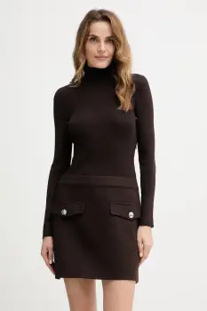 Morgan rochie REGOYA culoarea bej, mini, mulata, REGOYA imagine