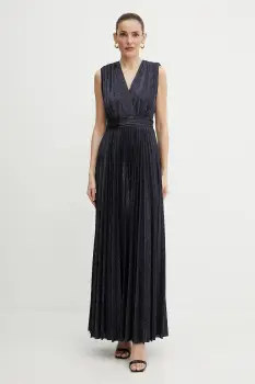 Morgan rochie REINE1 culoarea albastru marin, maxi, evazati, REINE1 imagine