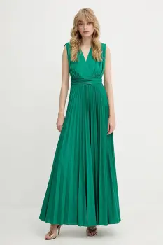 Morgan rochie REINE1 culoarea verde, maxi, evazati, REINE1 imagine