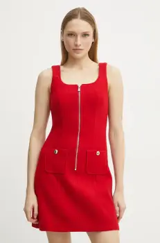 Morgan rochie RELOR culoarea rosu, mini, mulata, RELOR imagine