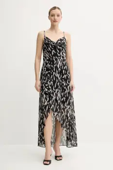 Morgan rochie REMA1 culoarea negru, maxi, drept, REMA1 imagine