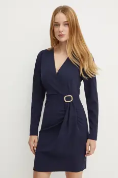 Morgan rochie RJIMY culoarea albastru marin, mini, evazati, RJIMY imagine