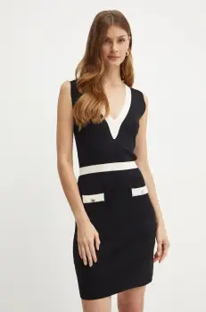 Morgan rochie RMARTA culoarea negru, mini, evazati, RMARTA imagine