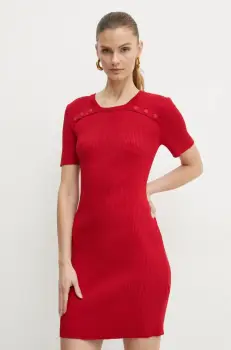 Morgan rochie RMISTY culoarea rosu, mini, mulata, RMISTY imagine