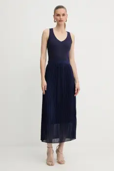 Morgan rochie RMLISS culoarea negru, maxi, evazati, RMLISS imagine