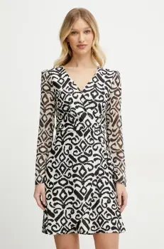 Morgan rochie RNAYA culoarea bej, mini, drept, RNAYA imagine