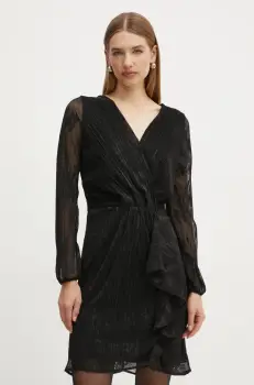 Morgan rochie RNOYA.F culoarea negru, mini, evazati, RNOYA.F imagine