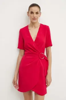 Morgan rochie ROY culoarea roz, mini, drept, ROY imagine