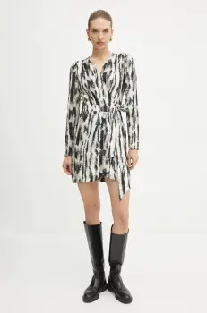 Morgan rochie ROZEL.F culoarea bej, mini, evazati, ROZEL.F imagine