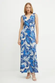 Morgan rochie RPACHA culoarea violet, maxi, drept, RPACHA imagine