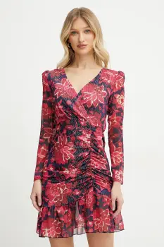 Morgan rochie RPETAL culoarea bleumarin, mini, dreapta, RPETAL imagine