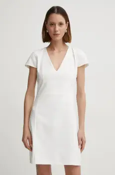 Morgan rochie RUMBI.F culoarea bej, mini, mulata, RUMBI.F imagine