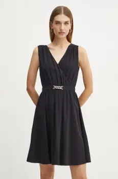 Morgan rochie RURBAL culoarea negru, mini, evazati, RURBAL imagine